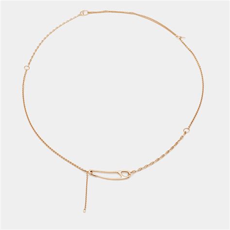 hermes punk necklace|Hermes Chaine D'Ancre Punk Diamond 18k Rose .